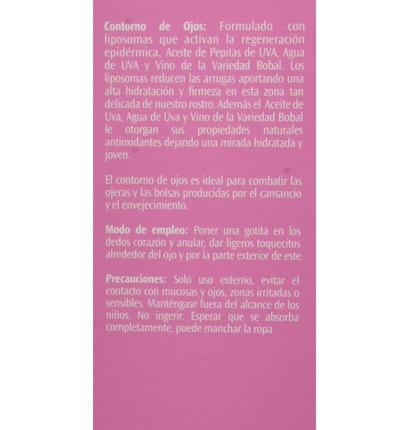 Origen Bobal Contorno De Ojos, 15 Ml. - Wines Cosmetic