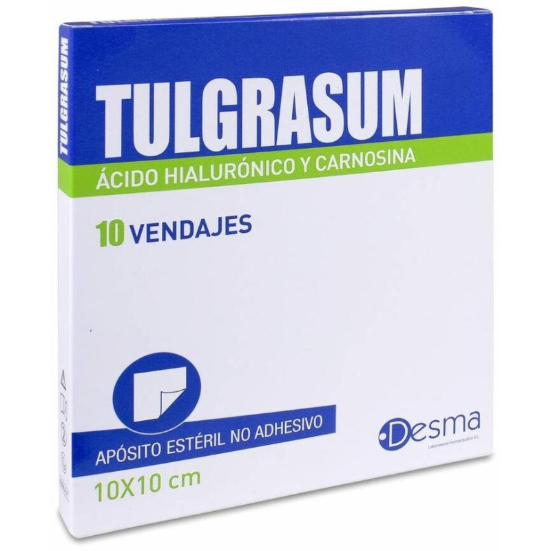 Desma Tulgrasum Apósito Estéril No Adhesivo 10x10cm 10uds - Tulgrasum