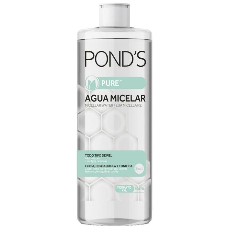 Pure Agua Micelar 3en1 500 ml - Ponds