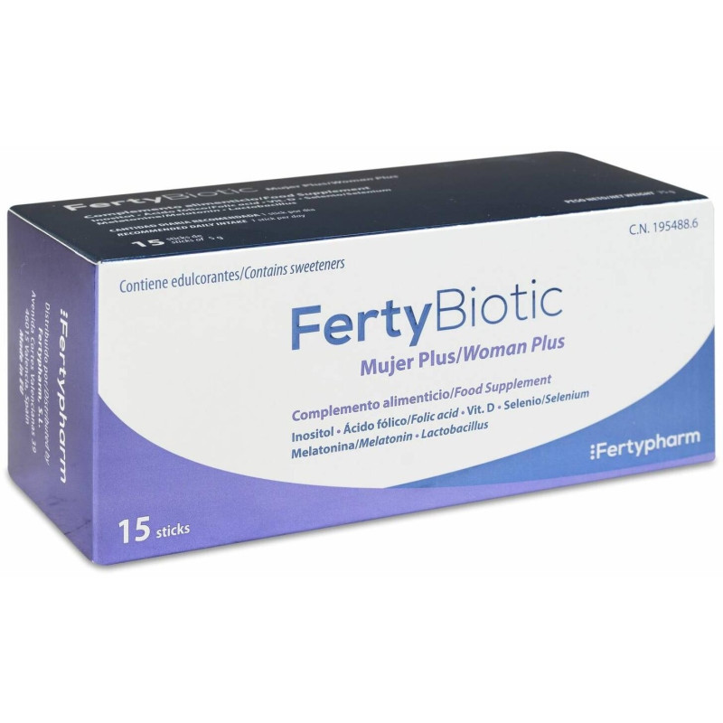 Fertybiotic Probiótico Mujer 15 Sticks - Sin Marca