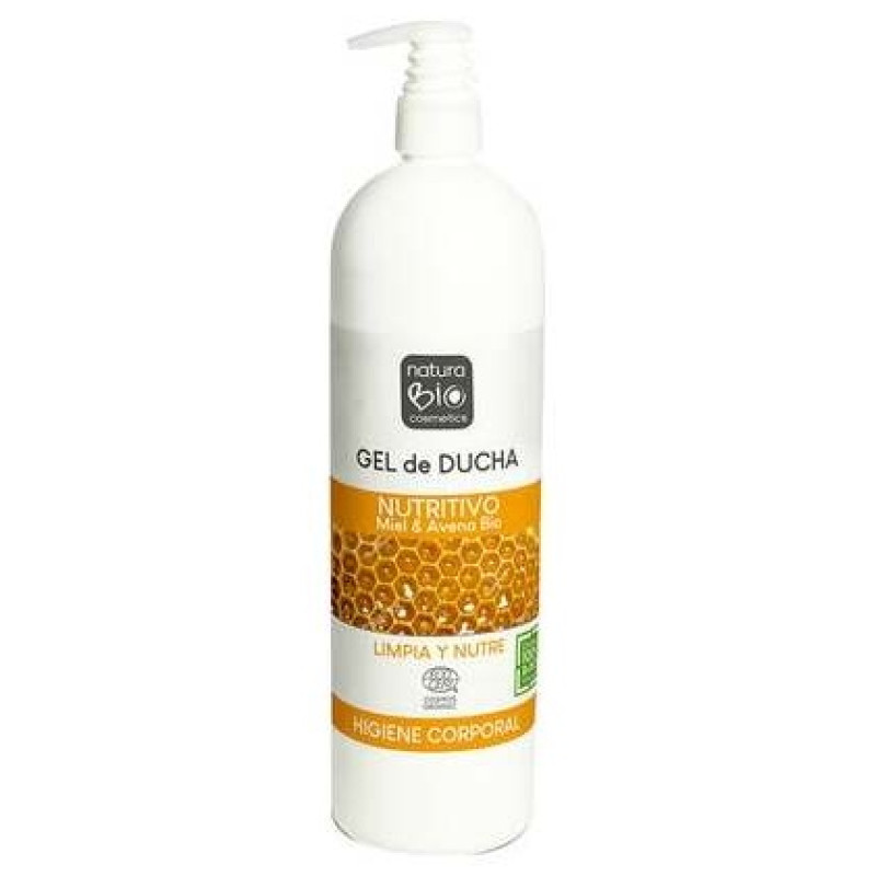 Gel Ducha Nutritivo Miel y Avena Bio 740ml - Naturabio Cosmetics