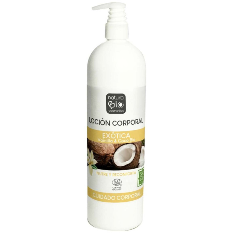 Naturabio Cosmetics Locion Corporal Exotico Vainilla Y Coco Bio 740Ml