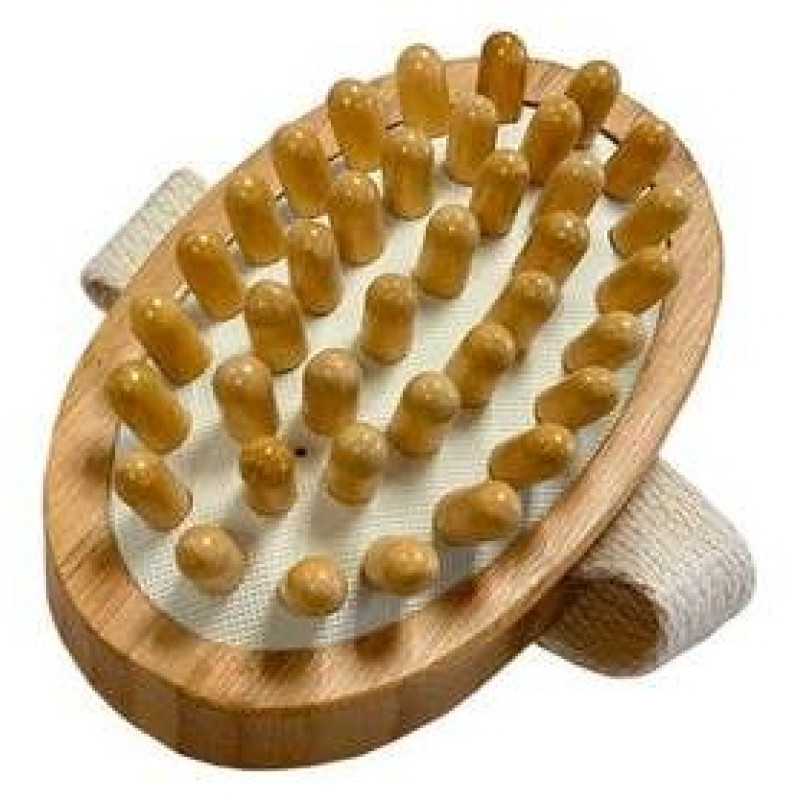 Naturabio Cepillo Masaje Anticelulitis Bambú 1ud - Naturaspa