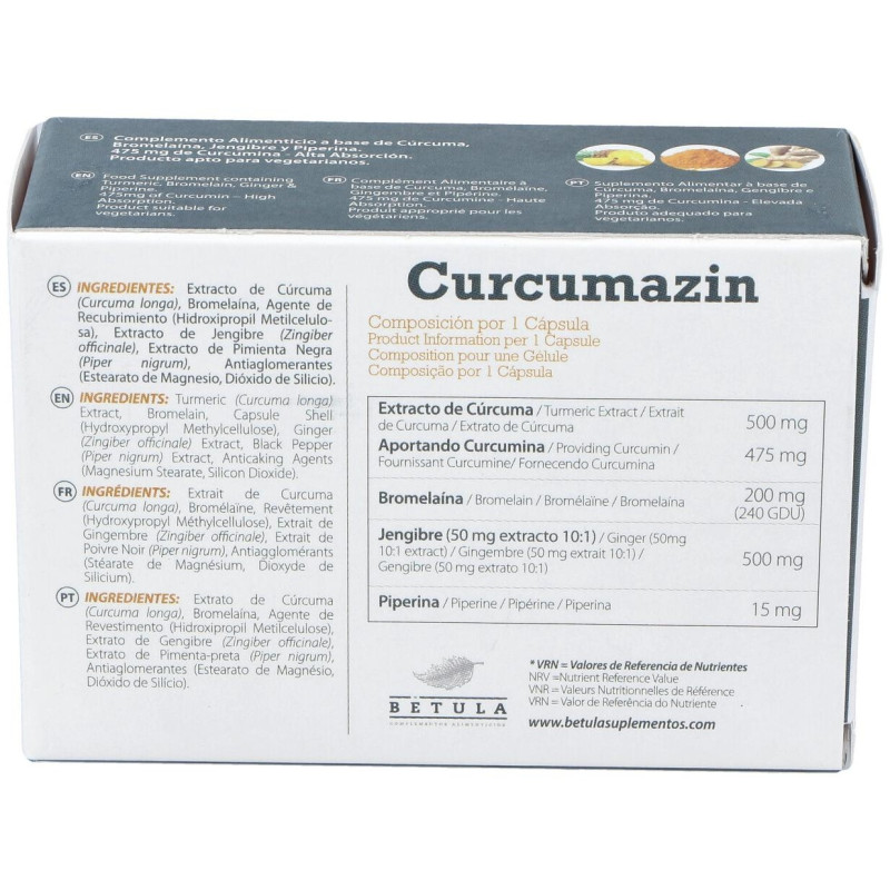 Betula Curcumazin 30Caps