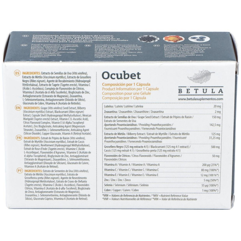 Betula Ocubet 30Caps