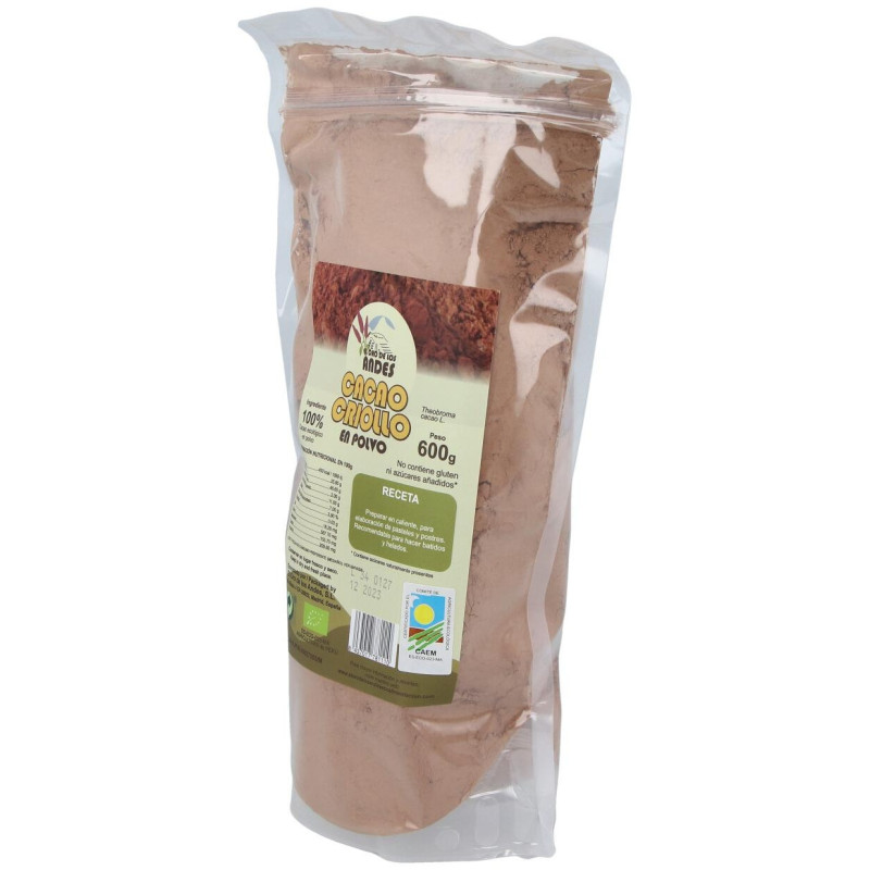 Cacao Criollo en Polvo 600g - El Oro de los Andes