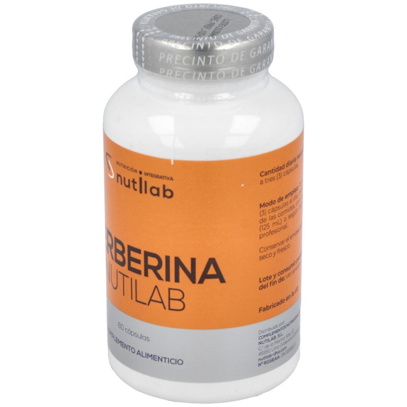 Berberina para el Azúcar, el Colesterol y el Bienestar General en Cápsulas - Nutilab