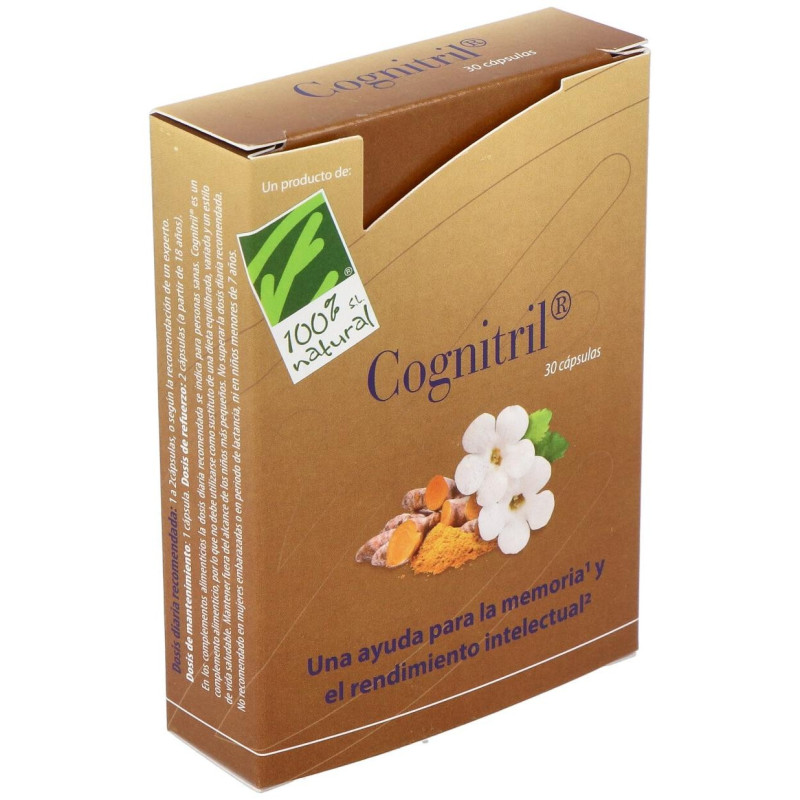 100% Natural Cognitril 30 Cápsulas