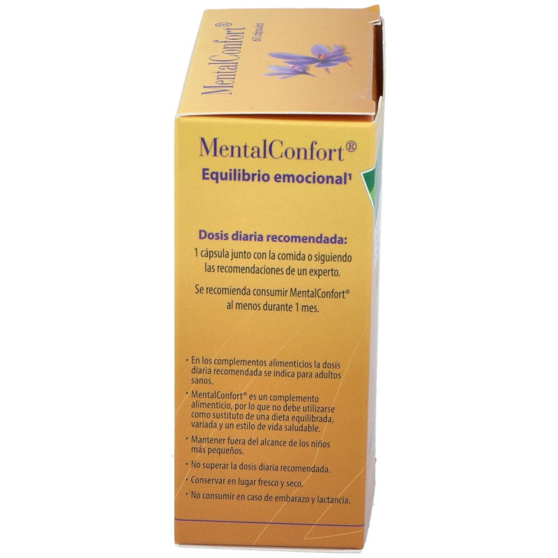 Natural Mentalconfort 60caps Vegetales - Cien por Cien Natural