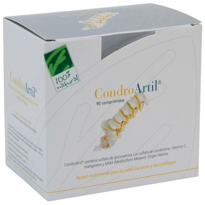 Condroartil con Colágeno 90 Cápsulas - Cien por Cien Natural