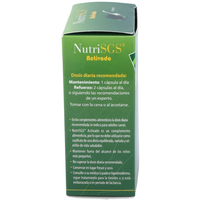 Nutrisgs Activado 60 Cápsulas - Cien por Cien Natural