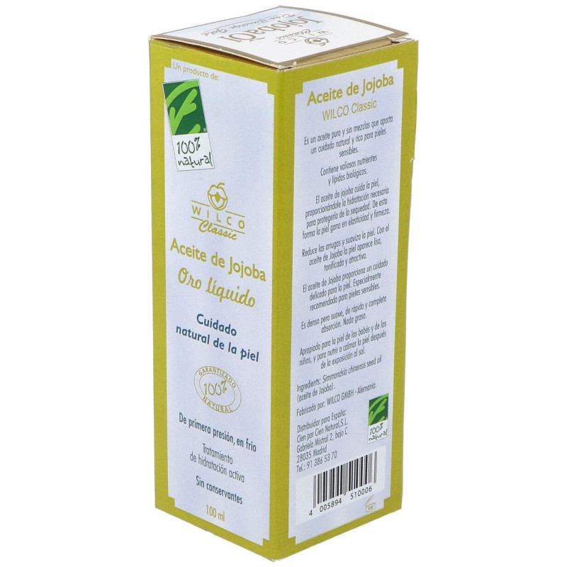 Cien Por Cien Natural Aceite Jojoba 100Ml 100% Natur