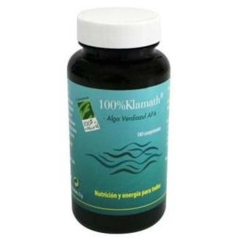 100% Natural Klamath Alga Verdiazul Afa 180Comp