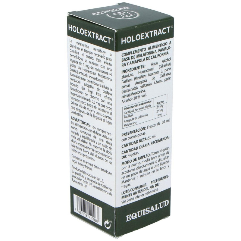 Holoextract Melatonina Sueño 50Ml.