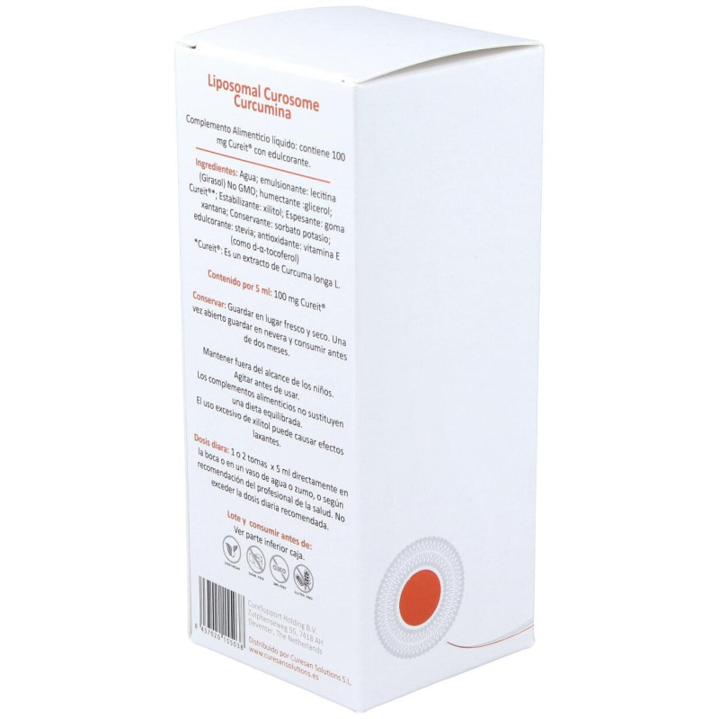 Curesupport Liposomal Curosome Cureit Curcumin 250Ml