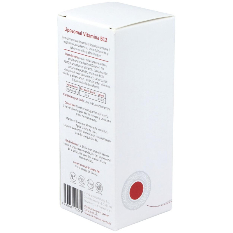 Liposomal B12 60ml - Curesupport