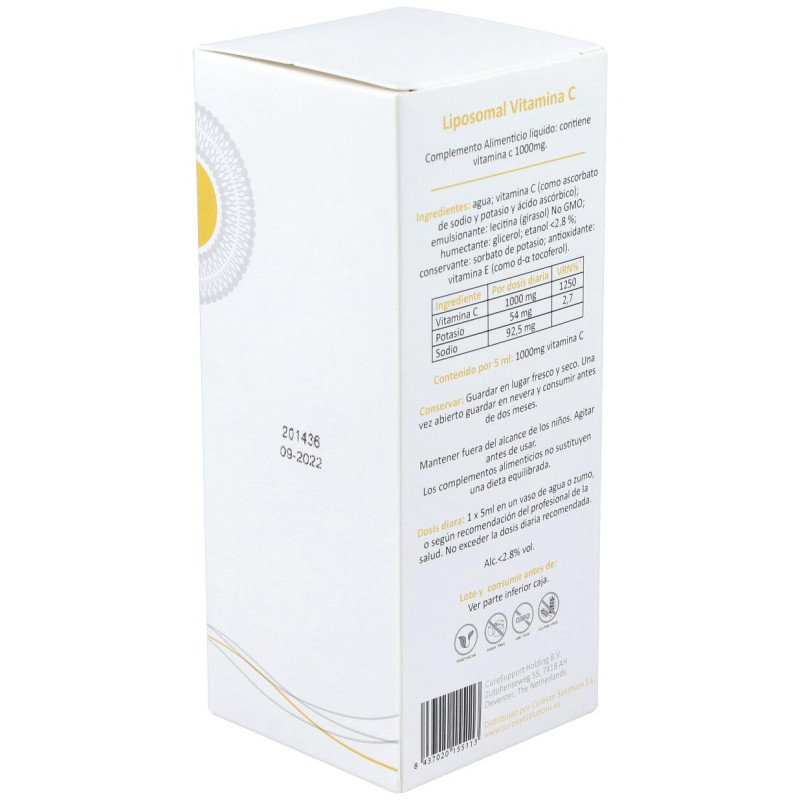 Liposomal Vitamina C 250ml - Curesupport