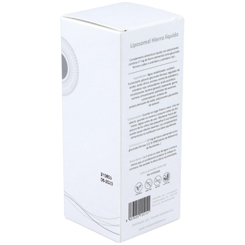 Liposomal Hierro 60ml - Curesupport