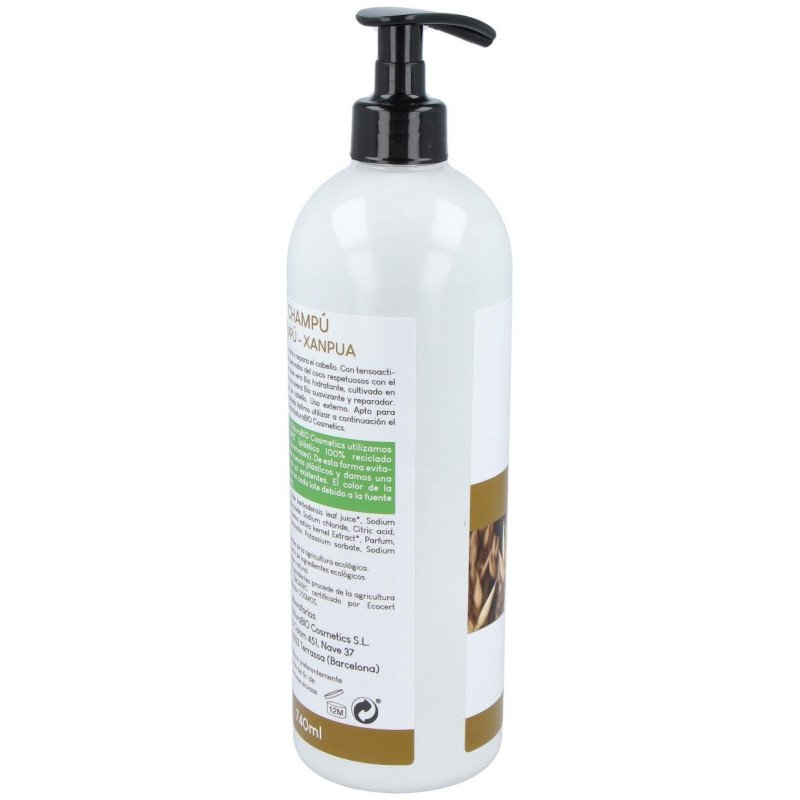 Champú Tratante Aloe Avena Bio 740ml - Naturabio Cosmetics