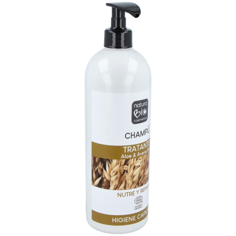 Champú Tratante Aloe Avena Bio 740ml - Naturabio Cosmetics