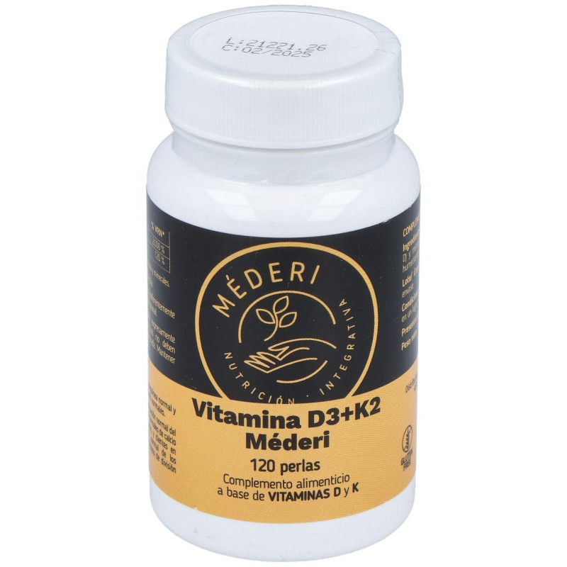 Mederi Vitamina D3 + K2 120 Perlas - Mederi Nutricion Integrativa