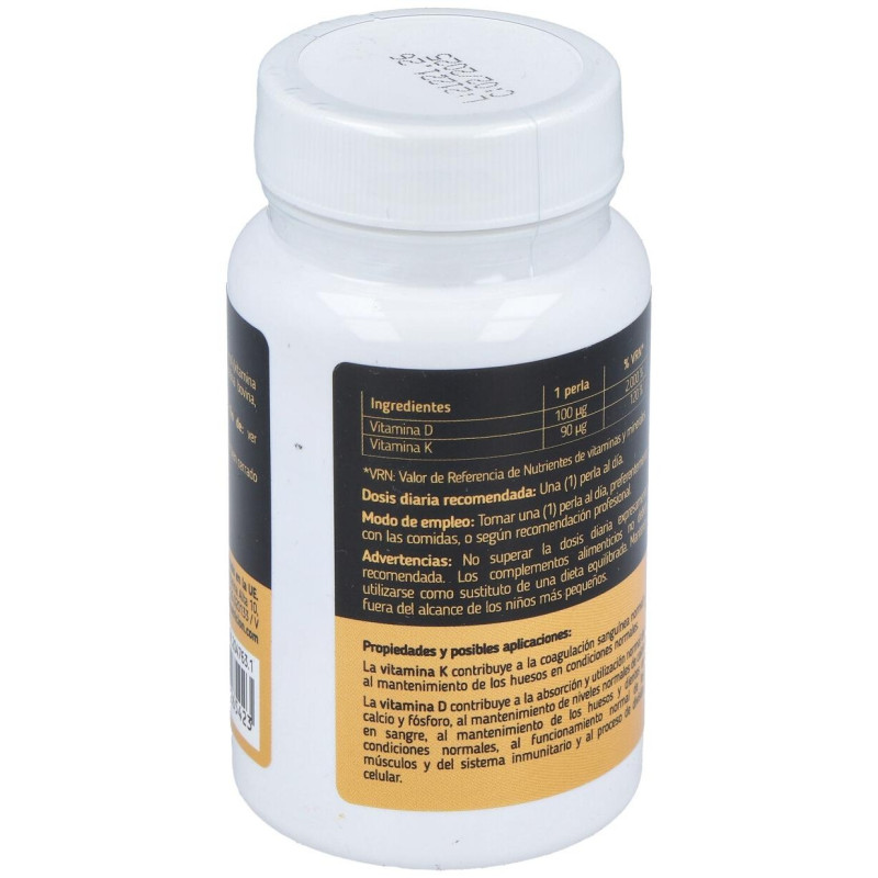 Mederi Vitamina D3 + K2 120 Perlas - Mederi Nutricion Integrativa