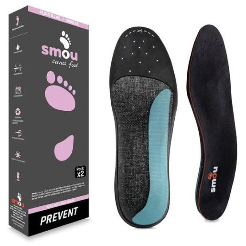 Smou Cavus Foot Plantilla Pie Cavo Talla 43/44 1 Par
