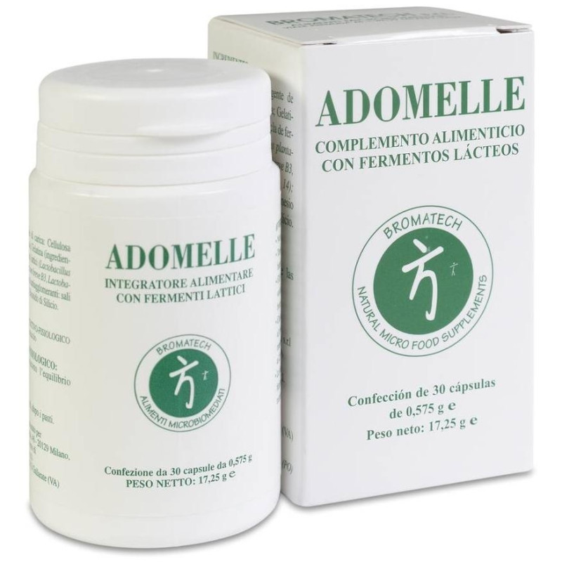 Adomelle Integratore Alimentare con Fermenti Lattici 30caps - Bromatech