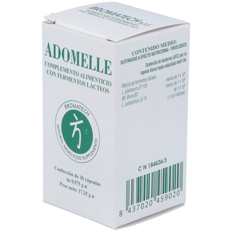 Adomelle Integratore Alimentare con Fermenti Lattici 30caps - Bromatech