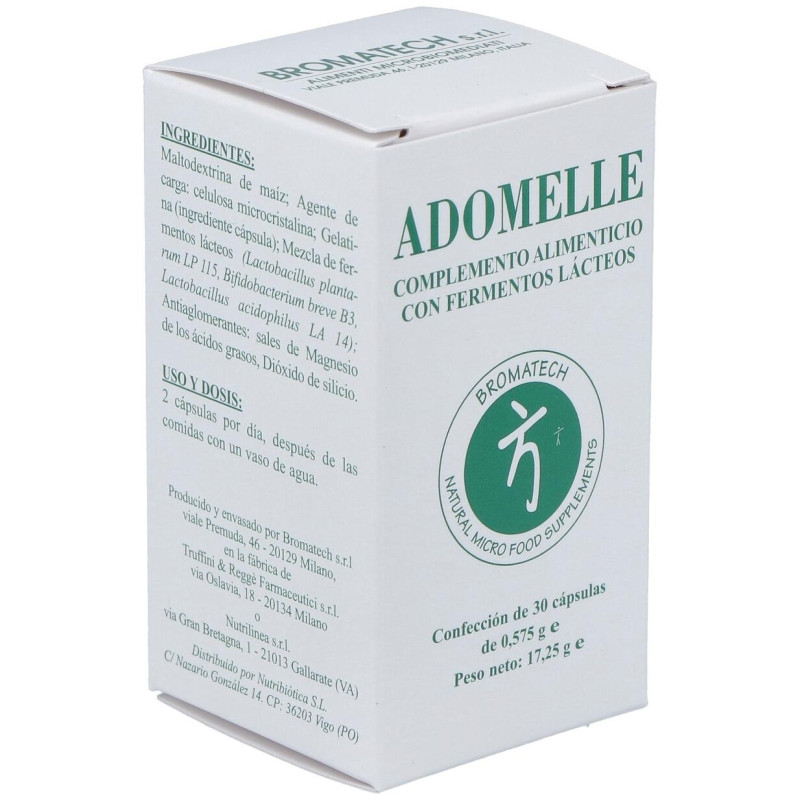 Adomelle Integratore Alimentare con Fermenti Lattici 30caps - Bromatech