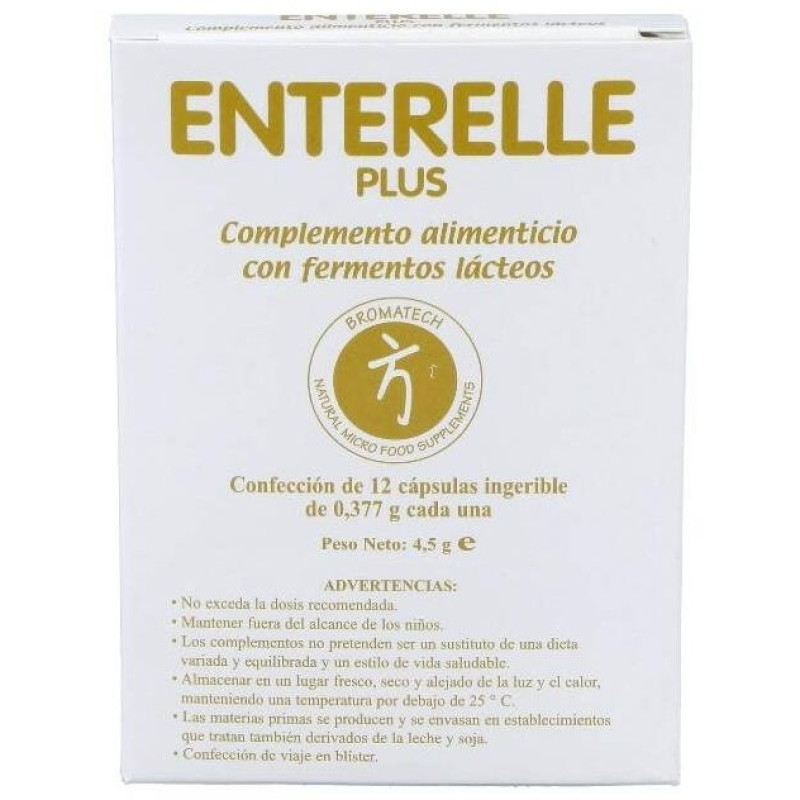 Enterelle Plus, 12 Cápsulas - Bromatech