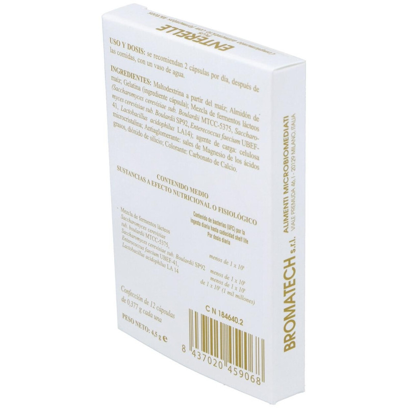 Enterelle Plus, 12 Cápsulas - Bromatech