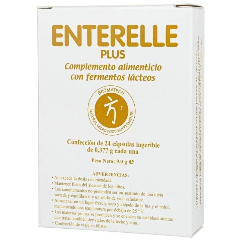 Complemento Alimenticio Enterelle Plus 24 Caps - Bromatech