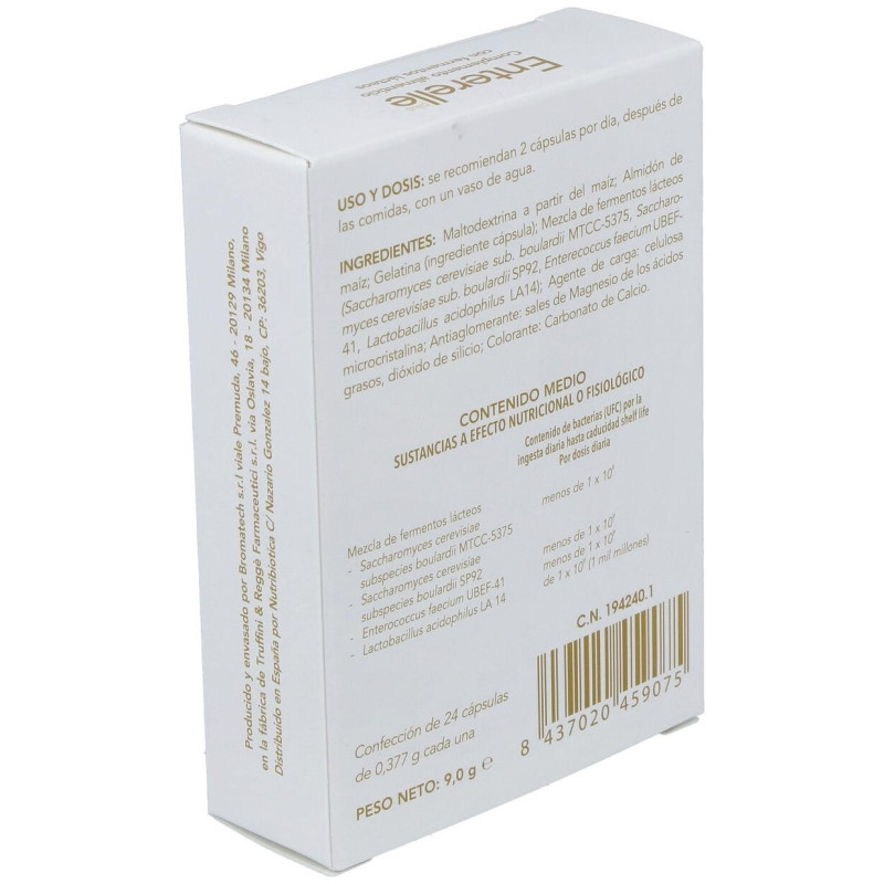 Complemento Alimenticio Enterelle Plus 24 Caps - Bromatech