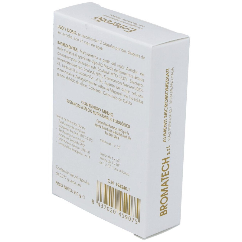 Complemento Alimenticio Enterelle Plus 24 Caps - Bromatech