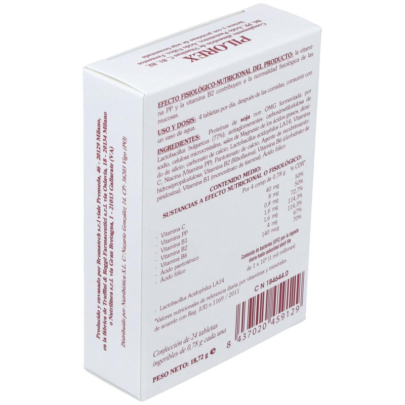 Pilorex 24 Tabletas - Bromatech
