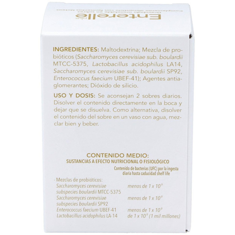 Enterelle Plus Suplemento Probiótico 24 Sobres - Bromatech