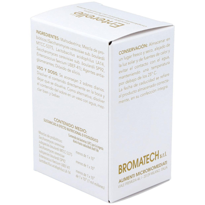Enterelle Plus Suplemento Probiótico 24 Sobres - Bromatech