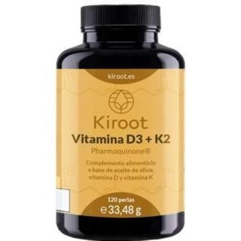 Vitamina D3 + K2 120caps - Kiroot