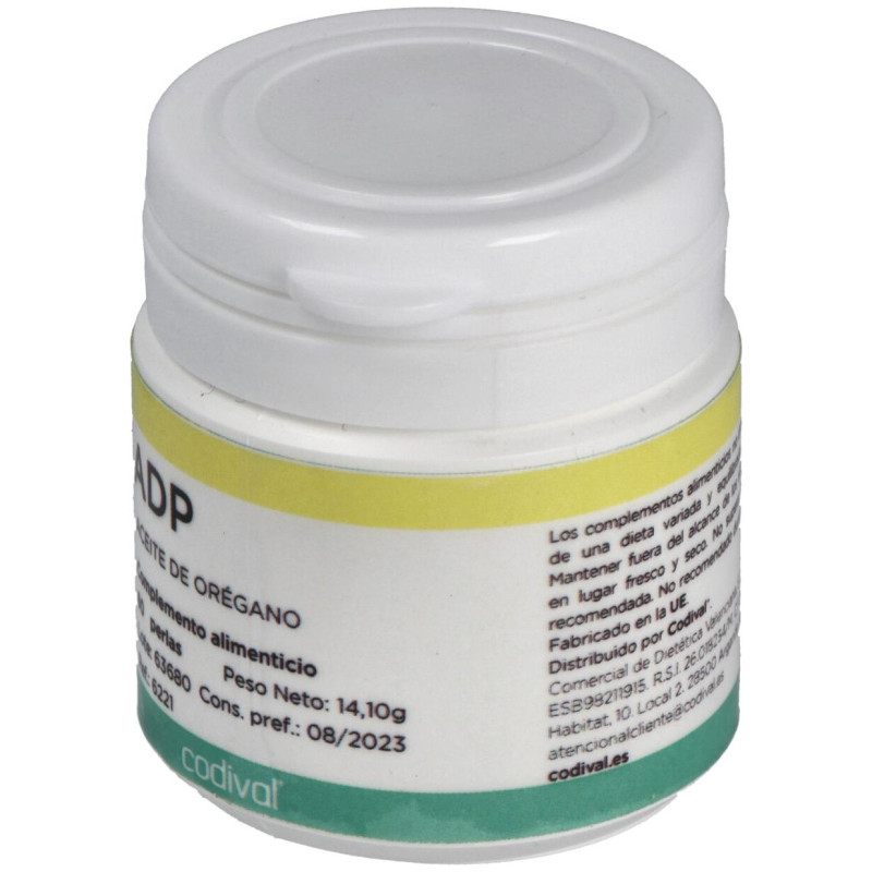 Codival Adp Orégano Emulsión 60 Perlas