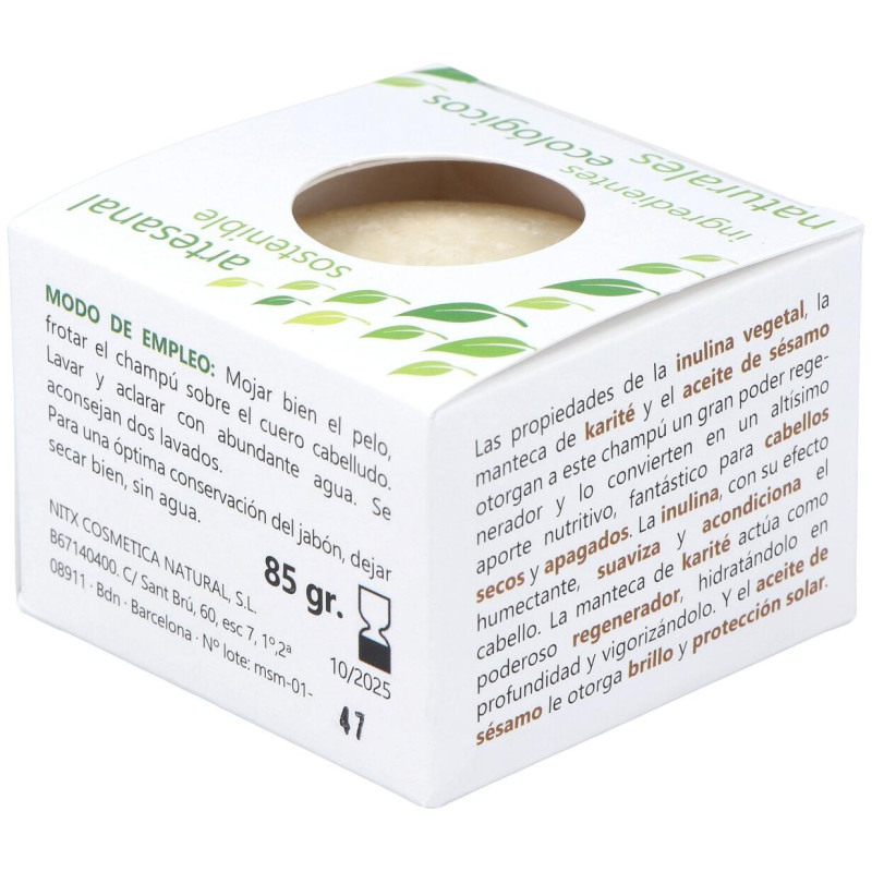 Nitx Champú Sólido Nutritivo 85G