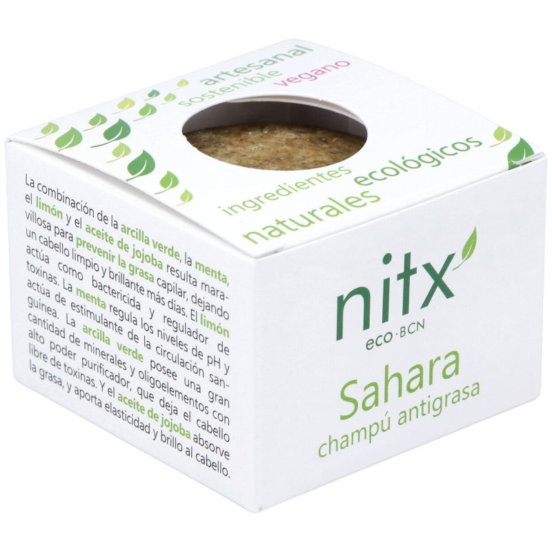 Sahara Antigras Champú Solido 85g - Nitx