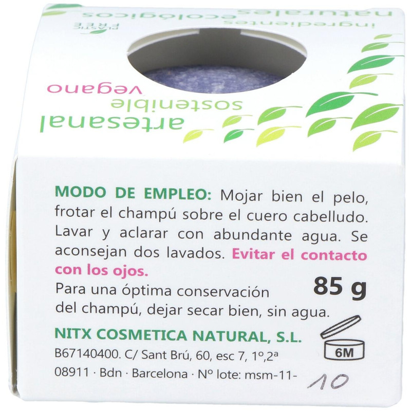 Nitx Champú Sólido Cabellos Blancos 85G
