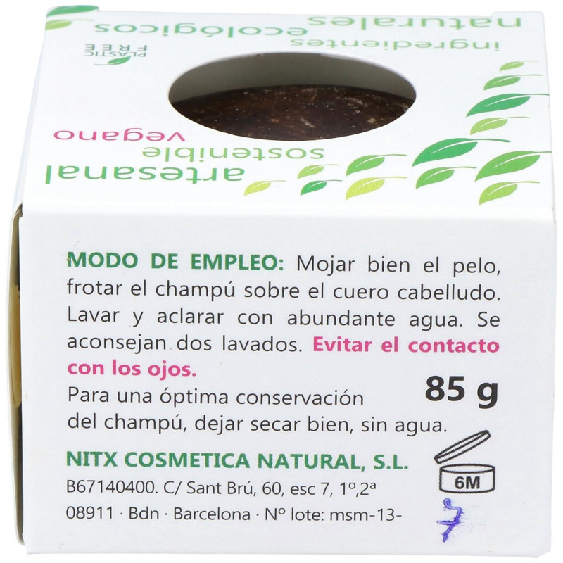 Champú Solido Estimulante Anticaida 85gr - Nitx