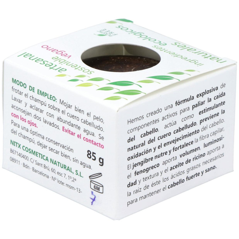 Champú Solido Estimulante Anticaida 85gr - Nitx