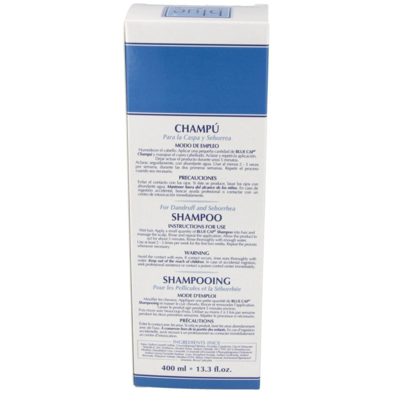 Blue Cap Champú Anticaspa 400ml - Catalysis