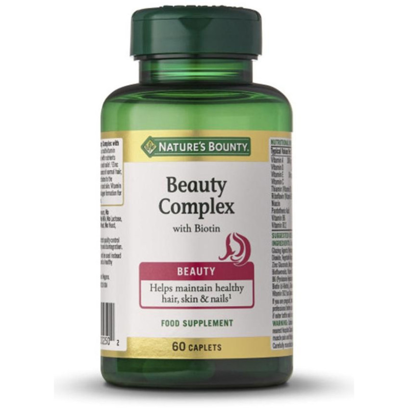 Complejo De Belleza Con Biotina 60 Cápsulas