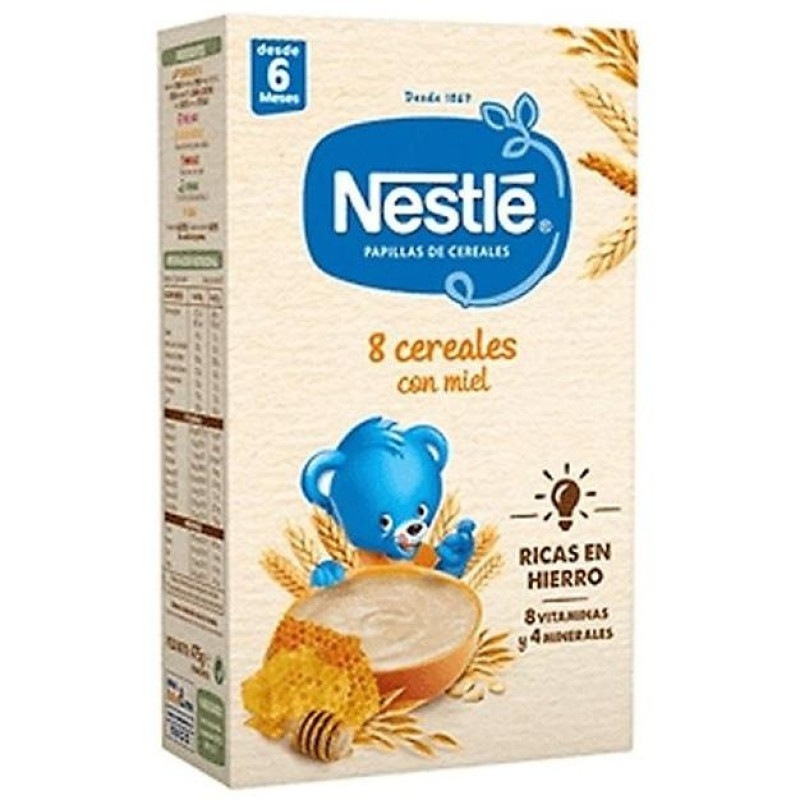 Nestlé Papilla 8 Cereales con Miel 950g - Nestl