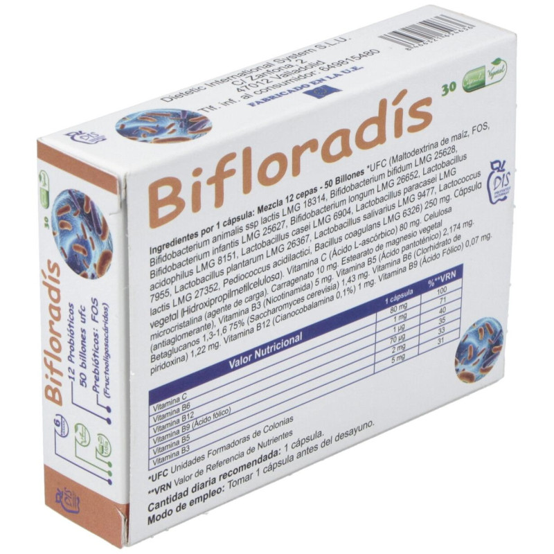 Dis Bifloradis 30caps - Dis Productos Naturales