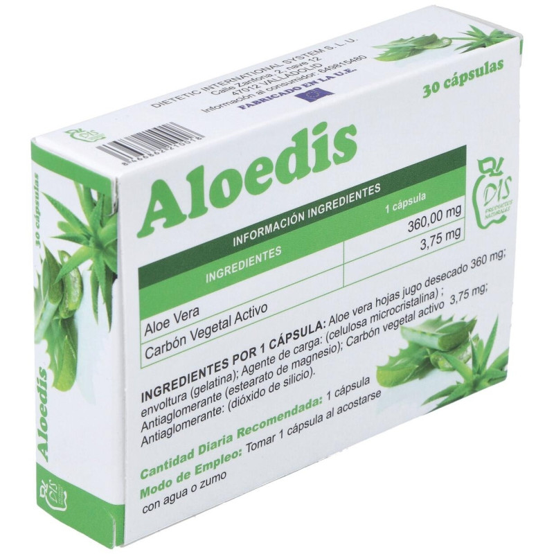 Aloedis (aloe Vera) 30cap - Dis Productos Naturales